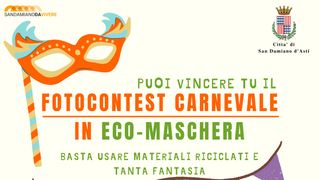 Fotocontest Carnevale in eco-maschera