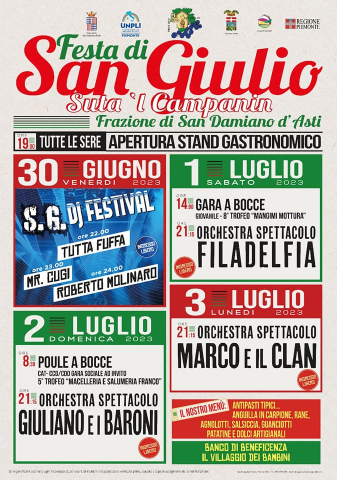 San Damiano d'Asti | "Festa di San Giulio" (edizione 2023)