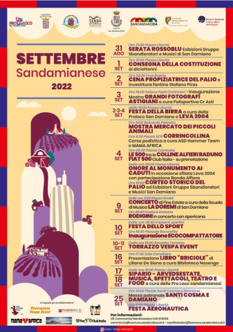 San Damiano d'Asti | Settembre Sandamianese 2022