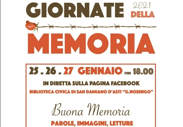 San Damiano d'Asti | Parole, immagini, letture per la Giornata della Memoria 2021