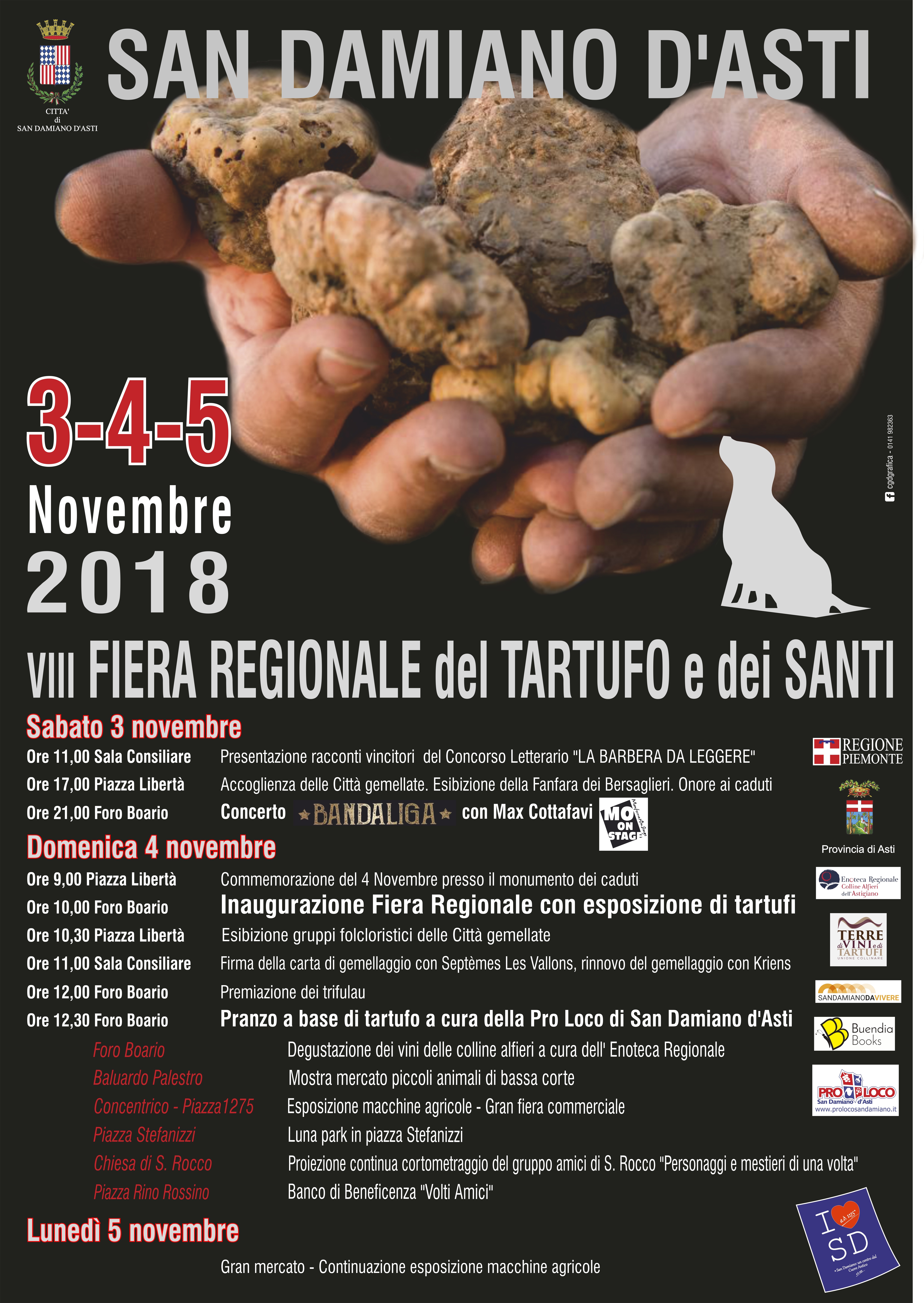 VIII Fiera Regionale del Tartufo e Fiera dei Santi 2018 