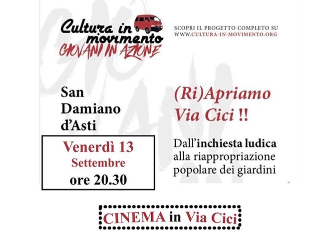 San Damiano d'Asti | Cinema in Via Cici